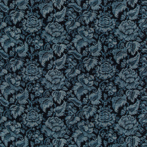 Wesserling Print Indigo by Brunschwig & Fils Fabric
