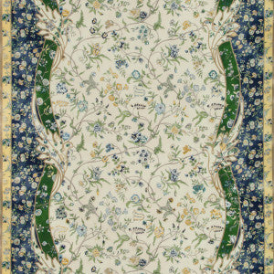Menars Border Ii Marine by Brunschwig & Fils Fabric