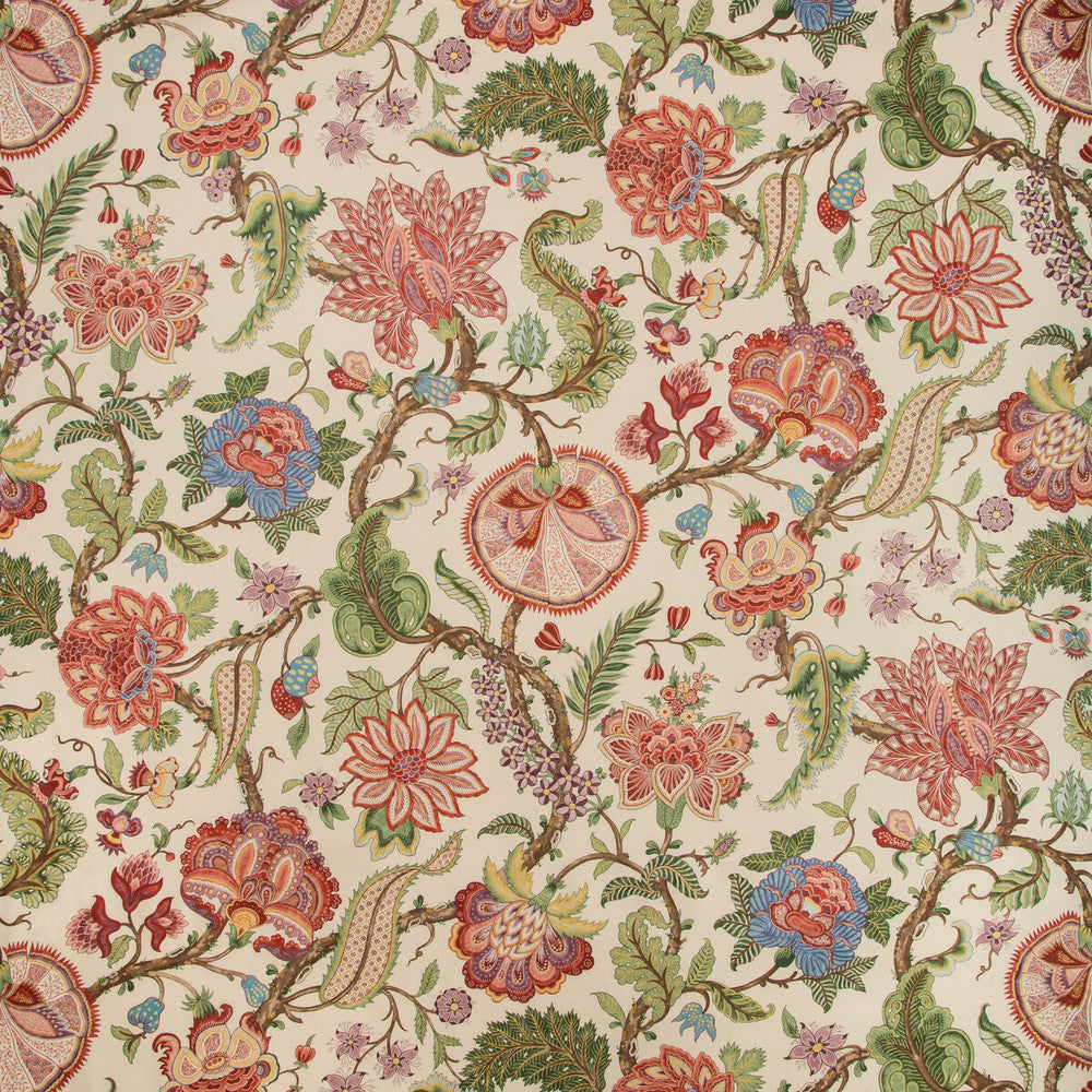 Saranda Print Red Multi by Brunschwig & Fils Fabric Brunschwig & Fils Fabric Saranda Print Red MultiFabric FOLIO FRANCAIS COTTON - 100% United Kingdom </p><p>Repeat: H: 27, V: 47 54 - Fabric Carolina -