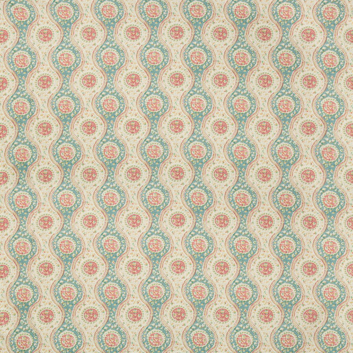 Nadari Print Teal/Rose by Brunschwig & Fils Fabric Brunschwig & Fils Fabric Nadari Print Teal/RoseFabric FOLIO FRANCAIS COTTON - 90%;LINEN - 10% United Kingdom </p><p>Repeat: H: 6.75, V: 7.48 54 - Fabric Carolina -