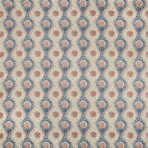 Nadari Print Blue/Red by Brunschwig & Fils Fabric