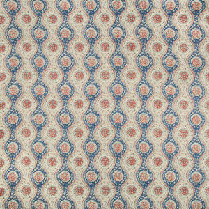 Nadari Print Blue/Red by Brunschwig & Fils Fabric