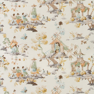 Luang Print Cafe by Brunschwig & Fils Fabric