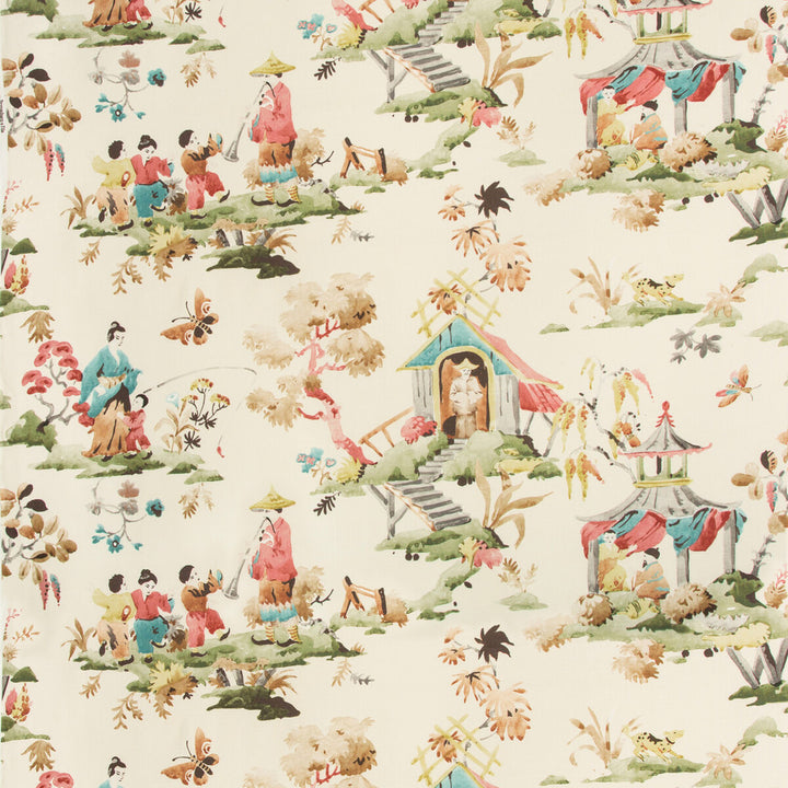 Luang Print Meadow by Brunschwig & Fils Fabric Brunschwig & Fils Fabric Luang Print MeadowFabric SUMMER PALACE LINEN - 52%;COTTON - 48% Switzerland </p><p>Repeat: H: 20.87, V: 13 53.94 - Fabric Carolina -