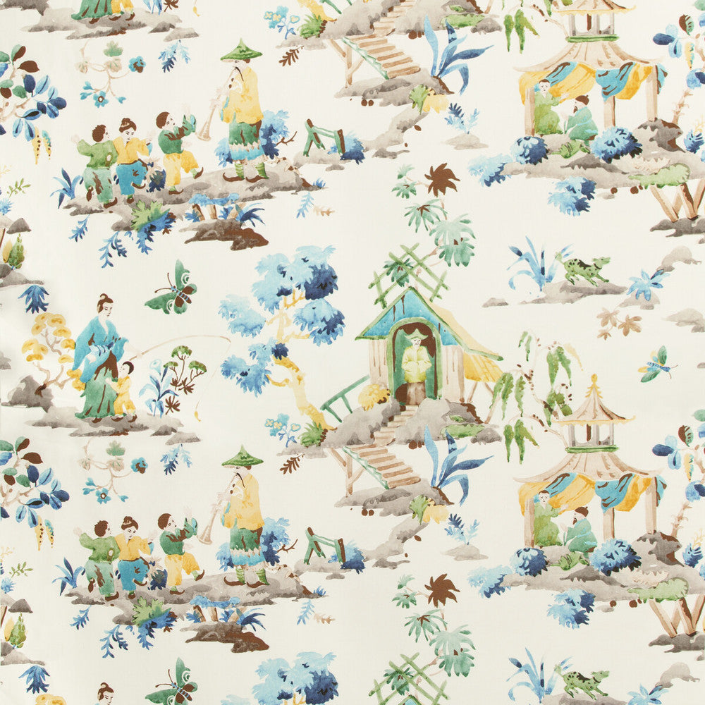 Luang Print Peridot by Brunschwig & Fils Fabric Brunschwig & Fils Fabric Luang Print PeridotFabric SUMMER PALACE LINEN - 52%;COTTON - 48% Switzerland </p><p>Repeat: H: 20.87, V: 13 53.94 - Fabric Carolina -