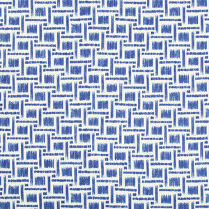 Mira Print Blue by Brunschwig & Fils Fabric