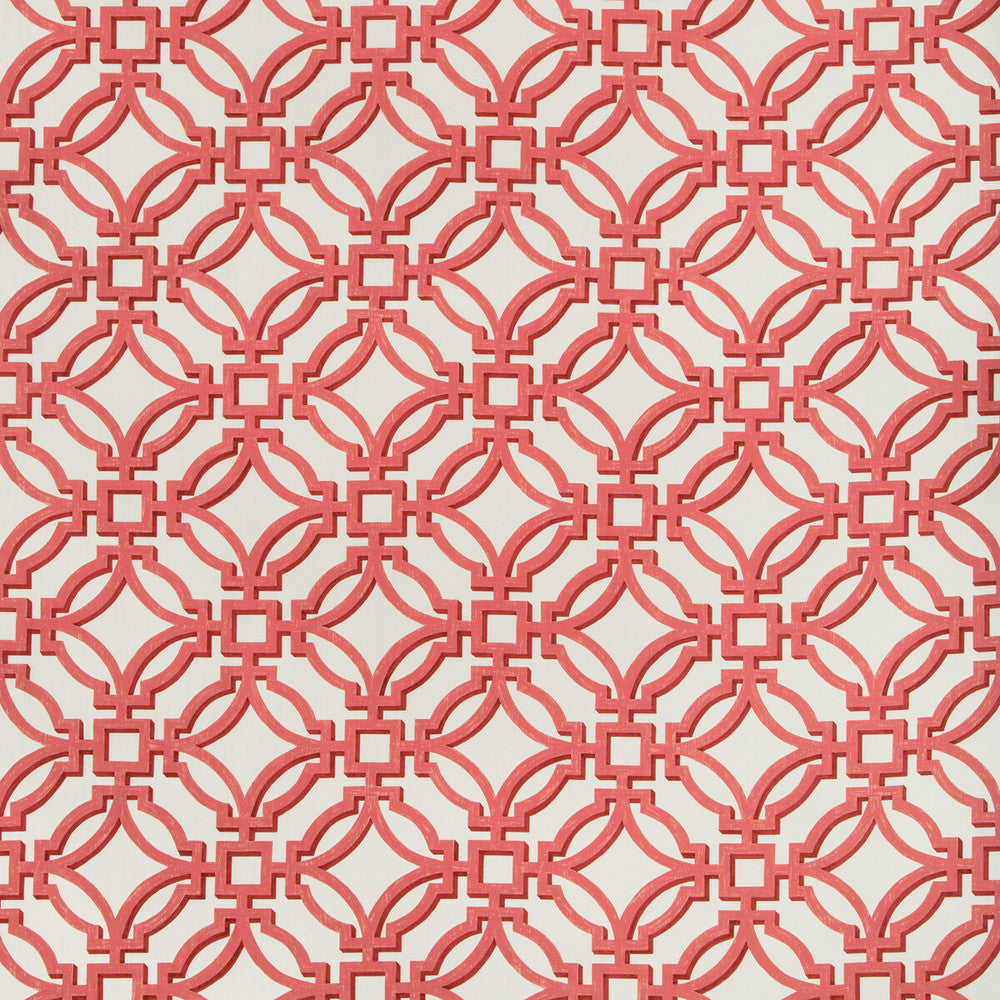 Salvy Print Ruby by Brunschwig & Fils Fabric Brunschwig & Fils Fabric Salvy Print RubyFabric SUMMER PALACE COTTON - 52%;LINEN - 48% Italy </p><p>Repeat: H: 27, V: 27 54 - Fabric Carolina -