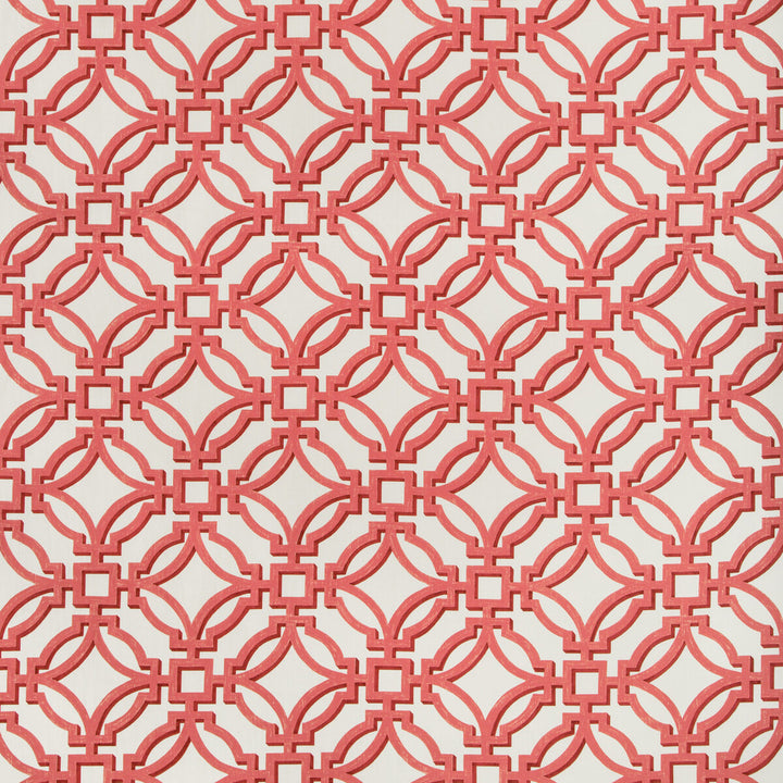 Salvy Print Ruby by Brunschwig & Fils Fabric Brunschwig & Fils Fabric Salvy Print RubyFabric SUMMER PALACE COTTON - 52%;LINEN - 48% Italy </p><p>Repeat: H: 27, V: 27 54 - Fabric Carolina -