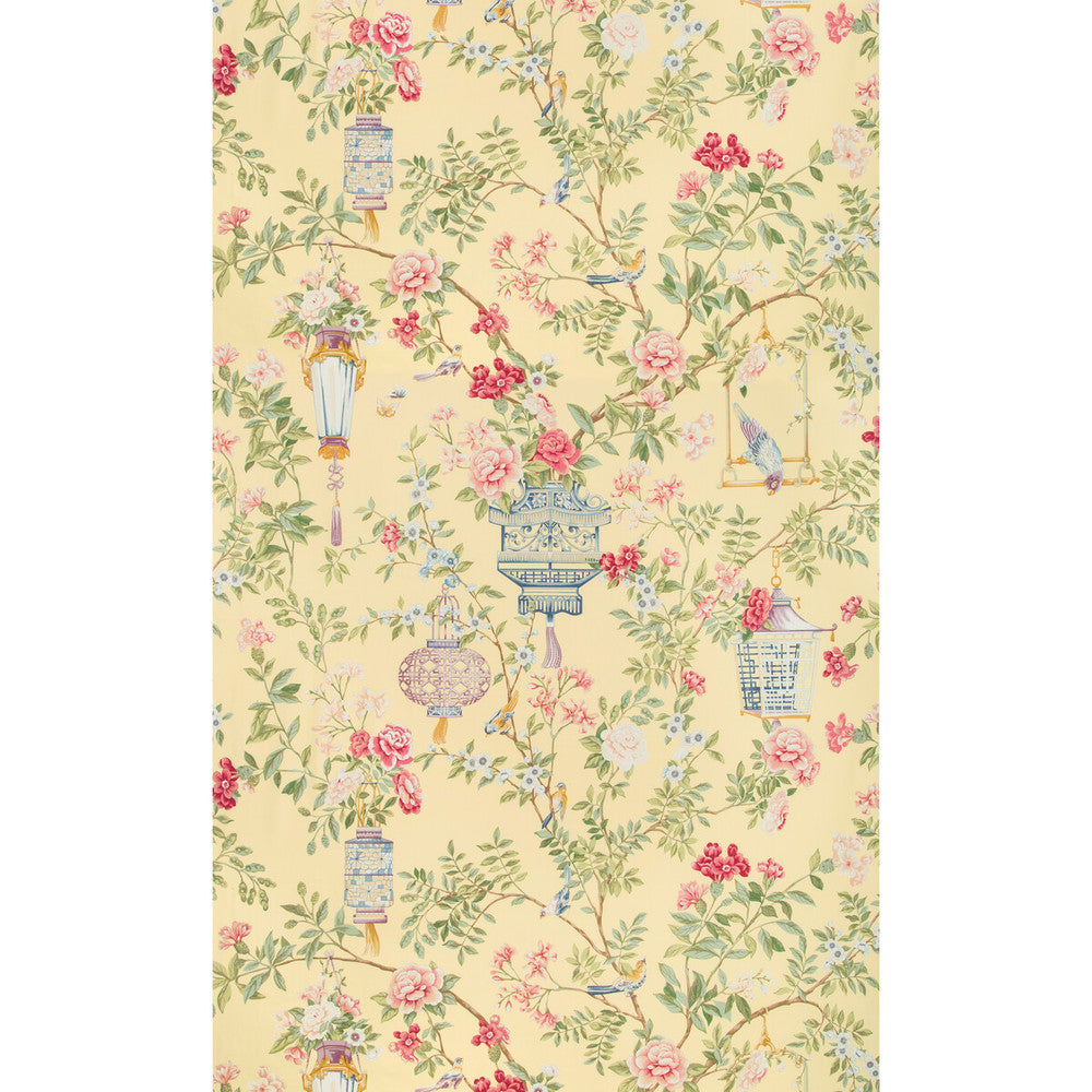 Jardin Fleuri Print Sun by Brunschwig & Fils Fabric Brunschwig & Fils Fabric Jardin Fleuri Print SunFabric SUMMER PALACE COTTON - 100% Italy </p><p>Repeat: H: 53.54, V: 56.69 53.54 - Fabric Carolina -
