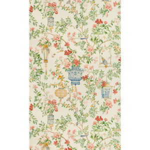 Jardin Fleuri Print Ivory by Brunschwig & Fils Fabric