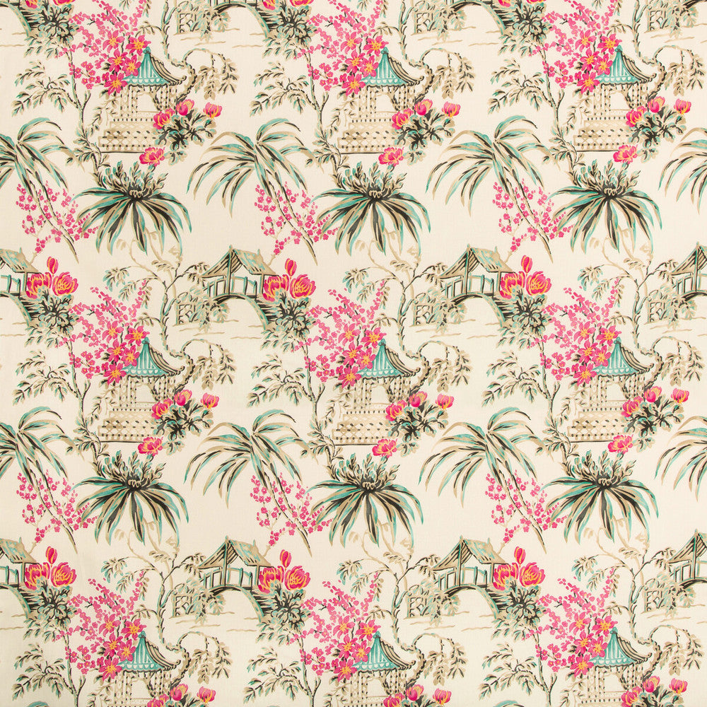 Tongli Print Peony by Brunschwig & Fils Fabric Brunschwig & Fils Fabric Tongli Print PeonyFabric SUMMER PALACE LINEN - 100% United Kingdom </p><p>Repeat: H: 18, V: 22.36 54 - Fabric Carolina -
