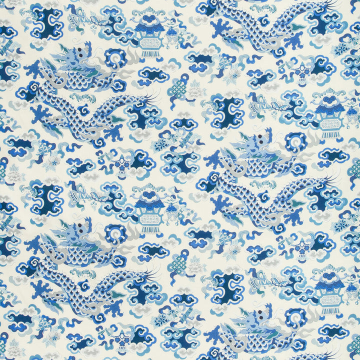 Ming Dragon Print Ivory by Brunschwig & Fils Fabric Brunschwig & Fils Fabric Ming Dragon Print IvoryFabric SUMMER PALACE LINEN - 67%;COTTON - 33% France </p><p>Repeat: H: 26.8, V: 26.5 54.3 - Fabric Carolina -