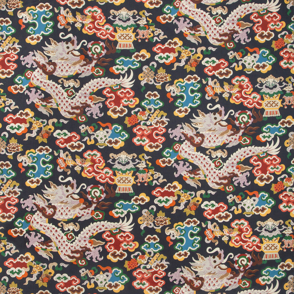 Ming Dragon Print Indigo by Brunschwig & Fils Fabric Brunschwig & Fils Fabric Ming Dragon Print IndigoFabric SUMMER PALACE LINEN - 67%;COTTON - 33% France </p><p>Repeat: H: 26.8, V: 26.5 54.3 - Fabric Carolina -