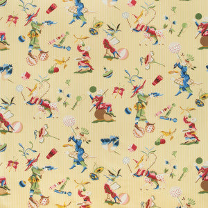 Cirque Chinois Print Sun by Brunschwig & Fils Fabric