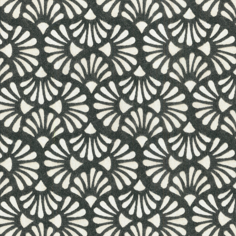 Tbo Shell Toss Charcoal 801921 by Tommy Bahama Fabric Outdoor June '17 100% Spun Polyester see sample see sample Horizontal: 5.40 inches and Vertical: 6.30 inches V 54 inches - Fabric Carolina -