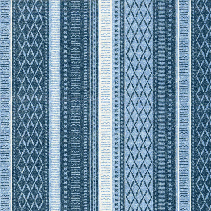 Tbo Long Weekend Indigo 801930 by Tommy Bahama Home Fabric - 100% Spun Polyester U.S.A. 51000 Horizontal: 13.5 and Vertical: 6.75 54 - Fabric Carolina -
