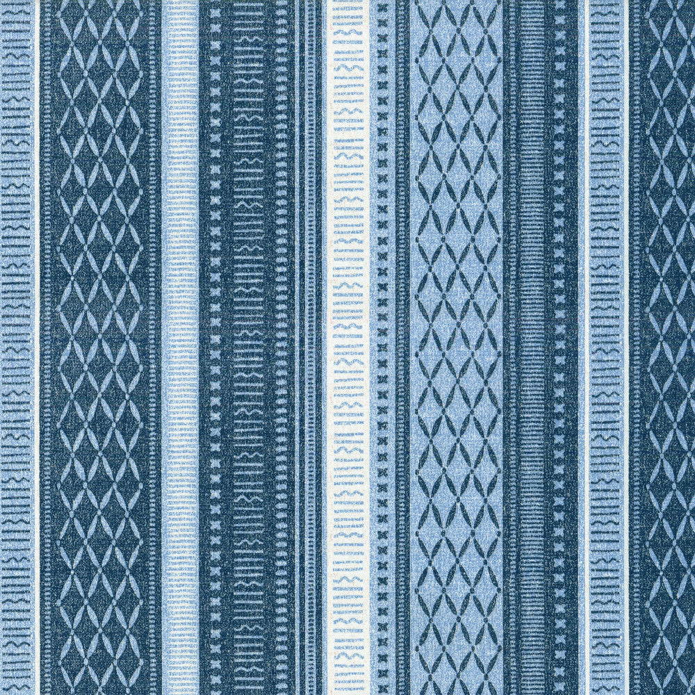 Tbo Long Weekend Indigo 801930 by Tommy Bahama Home Fabric Tommy Bahama Home 100% Spun Polyester U.S.A. Abrasion Standard: General Use Horizontal: 13.5 and Vertical: 6.75 54" - Fabric Carolina -
