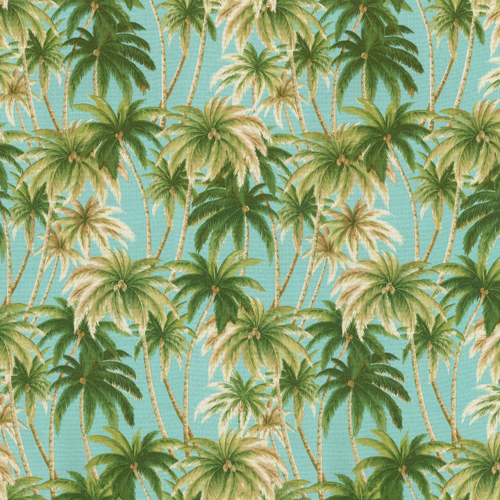 Artisan Palms Seaspray 801940 by Tommy Bahama Outdoor Fabric - 100% Spun Polyester USA 51000 Horizontal: 25.25 and Vertical: 13.5 54 - Fabric Carolina -