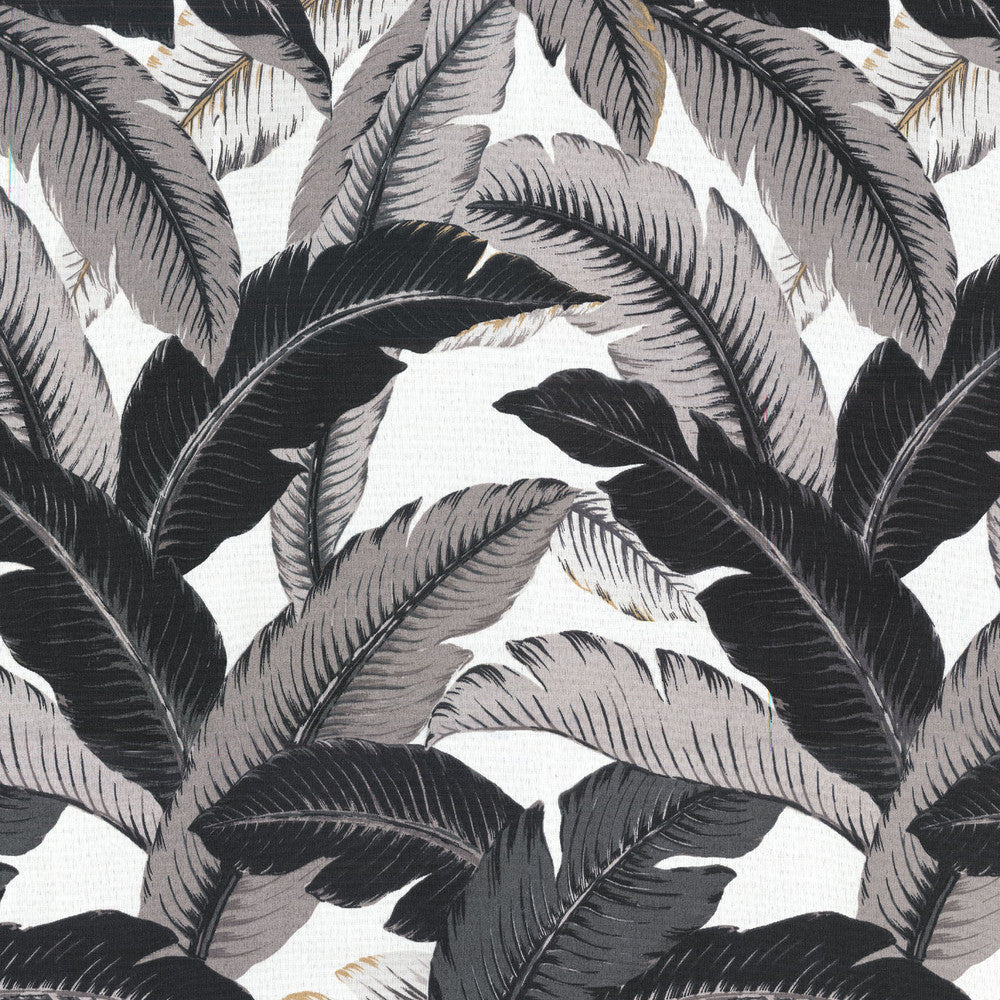 Tbo Swaying Palms Onyx 801952 by Tommy Bahama Home Fabric - 100% Spun Polyester U.S.A. 51000 Horizontal: 18 and Vertical: 27 54 - Fabric Carolina -