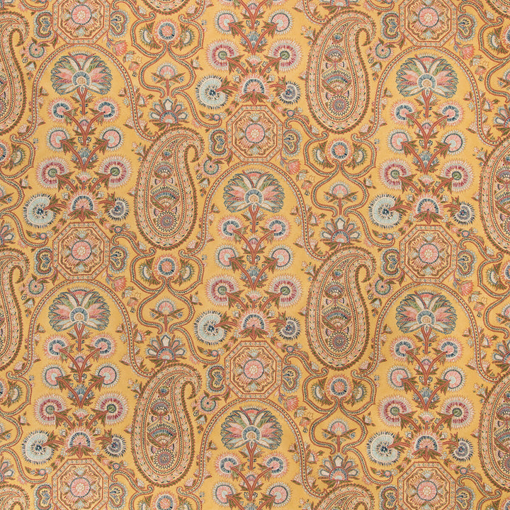 Saraya Print Saffron by Brunschwig & Fils Fabric Brunschwig & Fils Fabric Saraya Print SaffronFabric GRAND BAZAAR COTTON - 100% United Kingdom </p><p>Repeat: H: 18, V: 24.89 54 - Fabric Carolina -