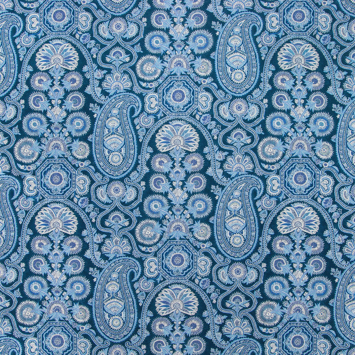 Saraya Print Indigo by Brunschwig & Fils Fabric Brunschwig & Fils Fabric Saraya Print IndigoFabric GRAND BAZAAR COTTON - 100% United Kingdom </p><p>Repeat: H: 18, V: 24.89 54 - Fabric Carolina -