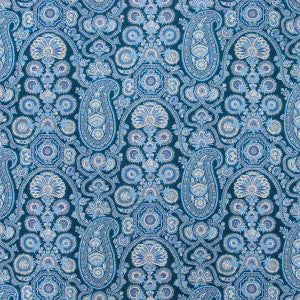 Saraya Print Indigo by Brunschwig & Fils Fabric