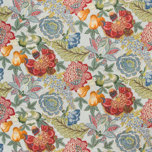 Karabali Print Aqua by Brunschwig & Fils Fabric