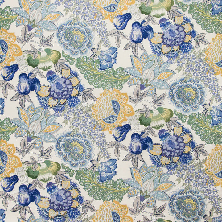 Karabali Print Lagoon by Brunschwig & Fils Fabric Brunschwig & Fils Fabric Karabali Print LagoonFabric GRAND BAZAAR LINEN - 100% Thailand </p><p>Repeat: H: 26.25, V: 26.25 52.5 - Fabric Carolina -