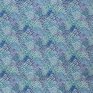 Katibi Print Turquoise by Brunschwig & Fils Fabric