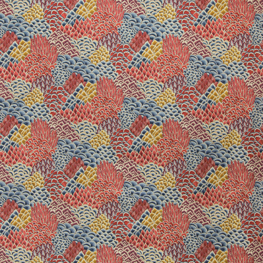 Katibi Print Multi by Brunschwig & Fils Fabric Brunschwig & Fils Fabric Katibi Print MultiFabric GRAND BAZAAR COTTON - 100% Italy </p><p>Repeat: H: 26.77, V: 17.83 53.94 - Fabric Carolina -