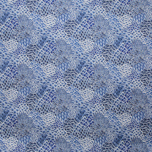 Katibi Print Blue by Brunschwig & Fils Fabric