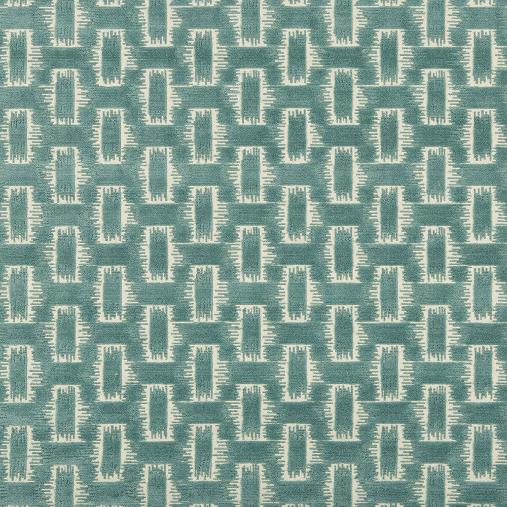 Chambord Velvet Aqua by Brunschwig & Fils Fabric Brunschwig & Fils Fabric Chambord Velvet AquaFabric CHAUMONT VELVETS COTTON - 84%;LINEN - 16% India </p><p>Repeat: H: 6.77, V: 2.99 55.1 - Fabric Carolina -