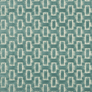 Chambord Velvet Aqua by Brunschwig & Fils Fabric