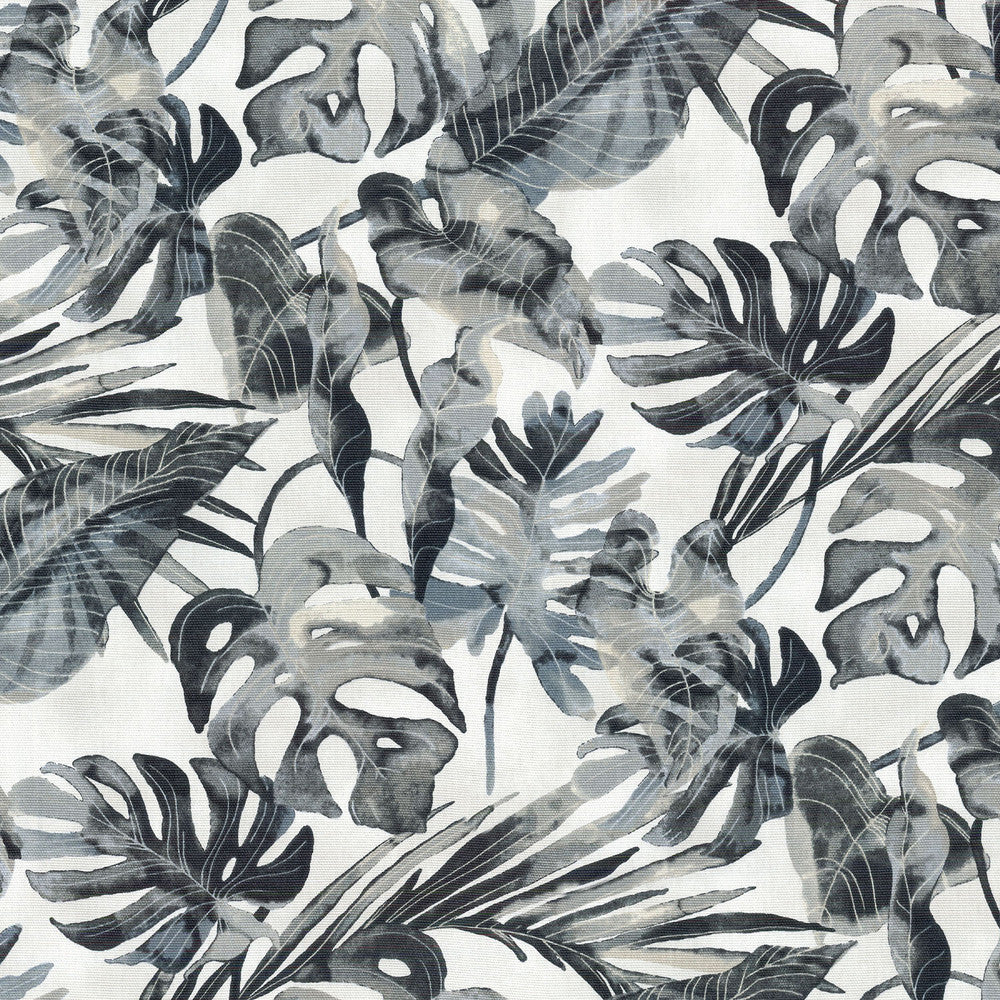 Falling Fronds Zinc 802011 by Tommy Bahama Home Fabric SUNSET OVER SANTORINI 100% Cotton PERU Wyzenbeek 24,000 Horizontal: 13.50" and Vertical: 25.25" 54" - Fabric Carolina -