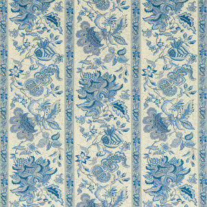Montflours Print Blue by Brunschwig & Fils Fabric