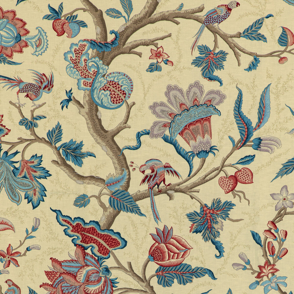 Louverne Print Red by Brunschwig & Fils Fabric Brunschwig & Fils Fabric Louverne Print RedFabric LOUVERNE LINEN - 67%;COTTON - 33% France </p><p>Repeat: H: 28.93, V: 29.88 57.87 - Fabric Carolina -