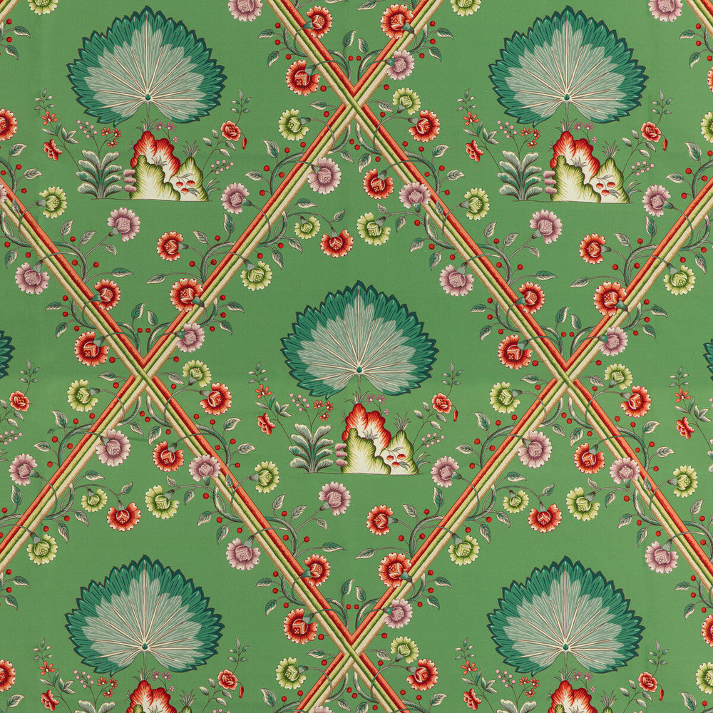 Loire Print Emerald by Brunschwig & Fils Fabric Brunschwig & Fils Fabric Loire Print EmeraldFabric LOUVERNE COTTON - 100% France </p><p>Repeat: H: 21.5, V: 28.18 54.33 - Fabric Carolina -