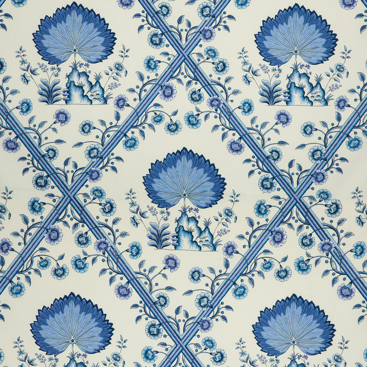 Loire Print Blue by Brunschwig & Fils Fabric Brunschwig & Fils Fabric Loire Print BlueFabric LOUVERNE COTTON - 100% France </p><p>Repeat: H: 21.5, V: 28.18 54.33 - Fabric Carolina -