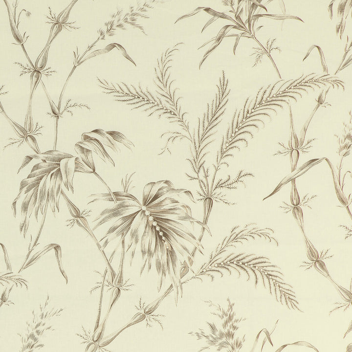 Lauziere Print Taupe by Brunschwig & Fils Fabric Brunschwig & Fils Fabric Lauziere Print TaupeFabric LOUVERNE COTTON - 100% France </p><p>Repeat: H: 39.75, V: 22.75 60.83 - Fabric Carolina -