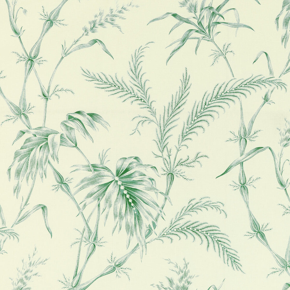 Lauziere Print Green by Brunschwig & Fils Fabric Brunschwig & Fils Fabric Lauziere Print GreenFabric LOUVERNE COTTON - 100% France </p><p>Repeat: H: 39.75, V: 22.75 60.83 - Fabric Carolina -