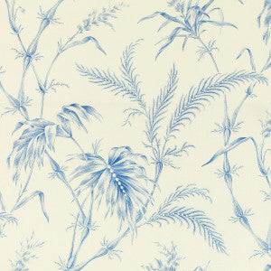 Lauziere Print Blue by Brunschwig & Fils Fabric