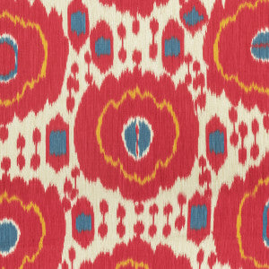 Mayenne Print Red by Brunschwig & Fils Fabric