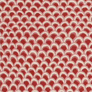 Pave Ii Print Red by Brunschwig & Fils Fabric