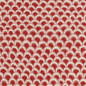 Pave Ii Print Red by Brunschwig & Fils Fabric