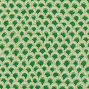 Pave Ii Print Green by Brunschwig & Fils Fabric