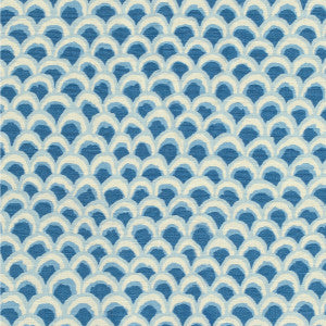 Pave Ii Print Blue by Brunschwig & Fils Fabric