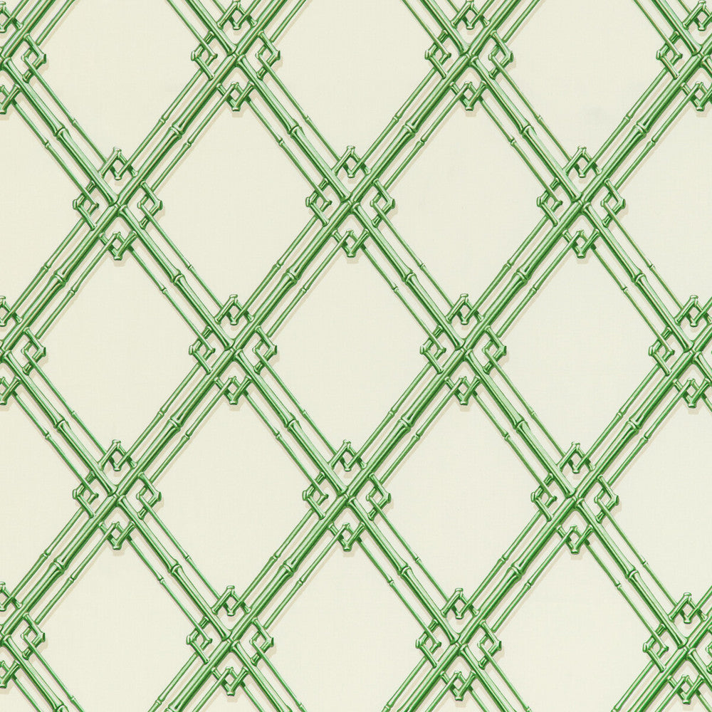 Le Bambou Print Green by Brunschwig & Fils Fabric Brunschwig & Fils Fabric Le Bambou Print GreenFabric LOUVERNE COTTON - 100% Italy </p><p>Repeat: H: 9, V: 11.5 54 - Fabric Carolina -