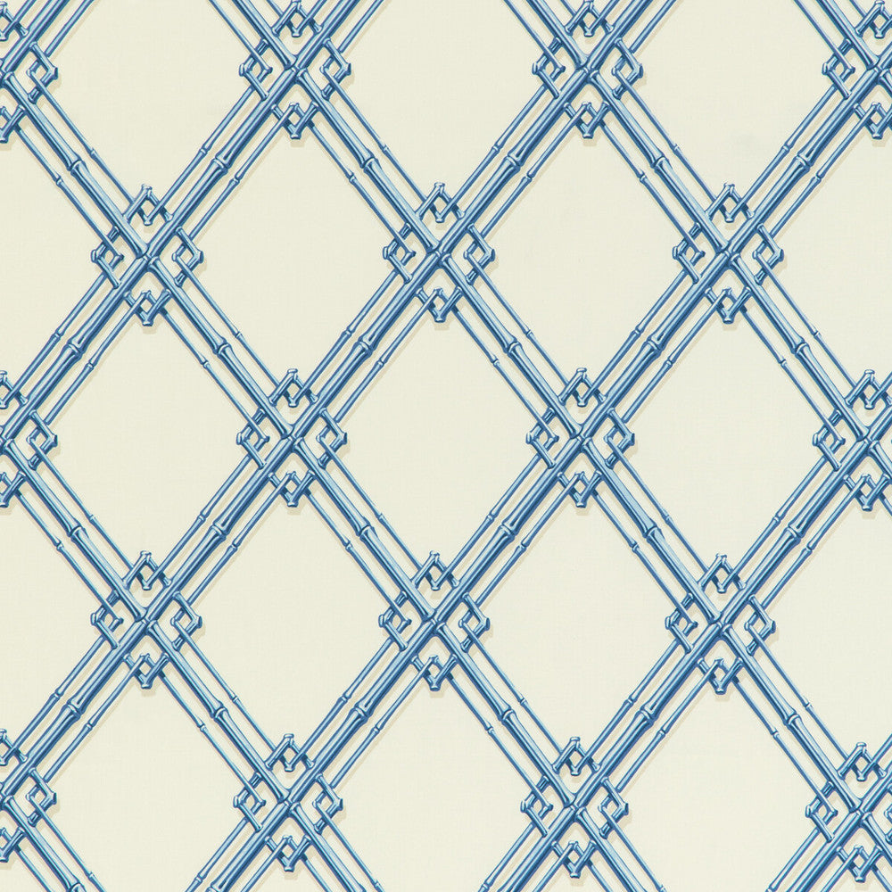 Le Bambou Print Blue by Brunschwig & Fils Fabric Brunschwig & Fils Fabric Le Bambou Print BlueFabric LOUVERNE COTTON - 100% Italy </p><p>Repeat: H: 9, V: 11.5 54 - Fabric Carolina -