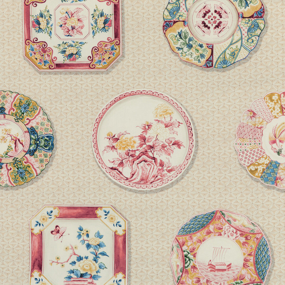 Bonchamp Print Red by Brunschwig & Fils Fabric Brunschwig & Fils Fabric Bonchamp Print RedFabric LOUVERNE COTTON - 100% Italy </p><p>Repeat: H: 55.11, V: 46.45 55.11 - Fabric Carolina -