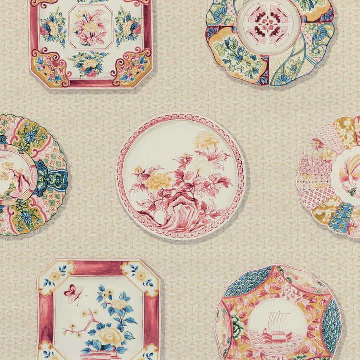 Bonchamp Print Red by Brunschwig & Fils Fabric Brunschwig & Fils Fabric Bonchamp Print RedFabric LOUVERNE COTTON - 100% Italy </p><p>Repeat: H: 55.11, V: 46.45 55.11 - Fabric Carolina -